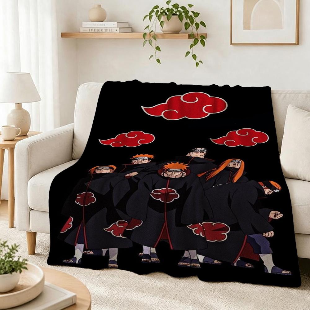 Kakashi Anime Ninja Print Blanket Sofa Blanket Soft And Comfortable Outdoor Plush Blanket Christmas Gifts Machine Washable