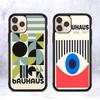 Abstract B-Bauhaus Geometric Art Phone Case For IPhone 17 16 15 14 13 Plus 12 11 Pro Max PC+TPU Cases Back Cover