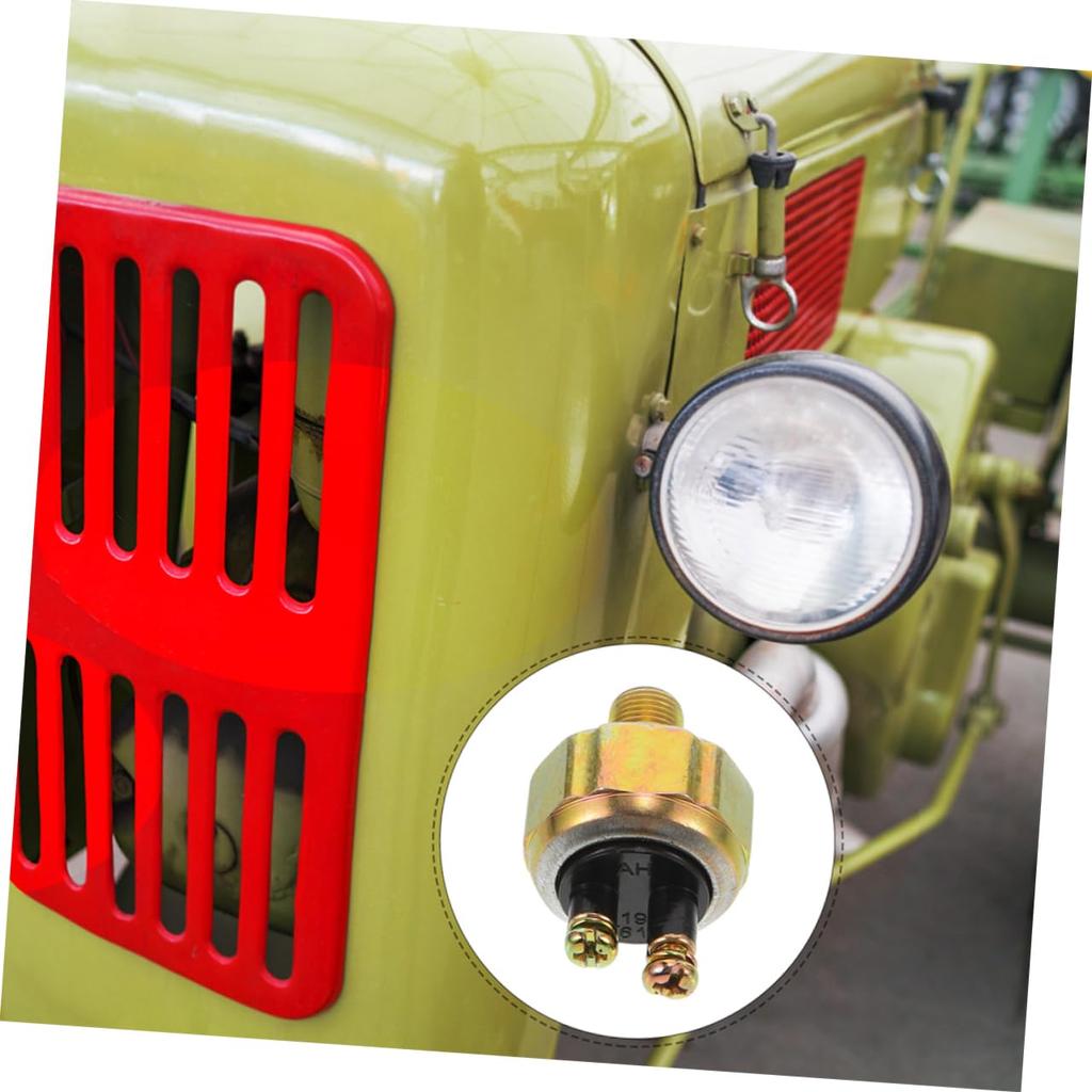 MUELODSIC 2PCS Brake Light Switch Brake Light Pressure Switch Iron Gold