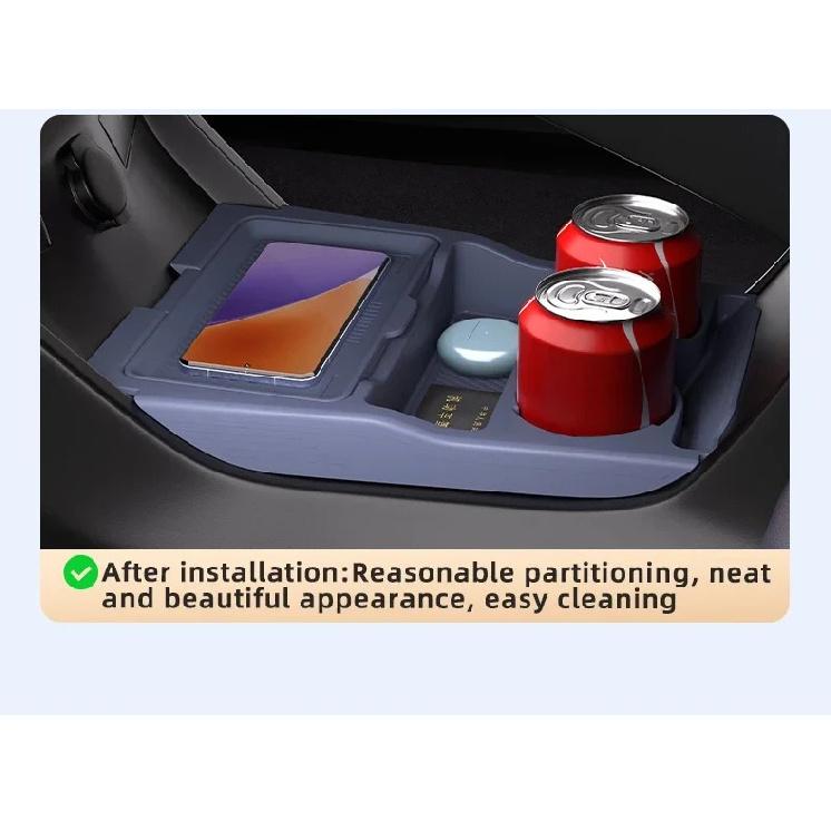 For Geely Boyue L 24 Silicone Storage Box Center Console under Layer Modification Special Car Interior Accessories Organizer