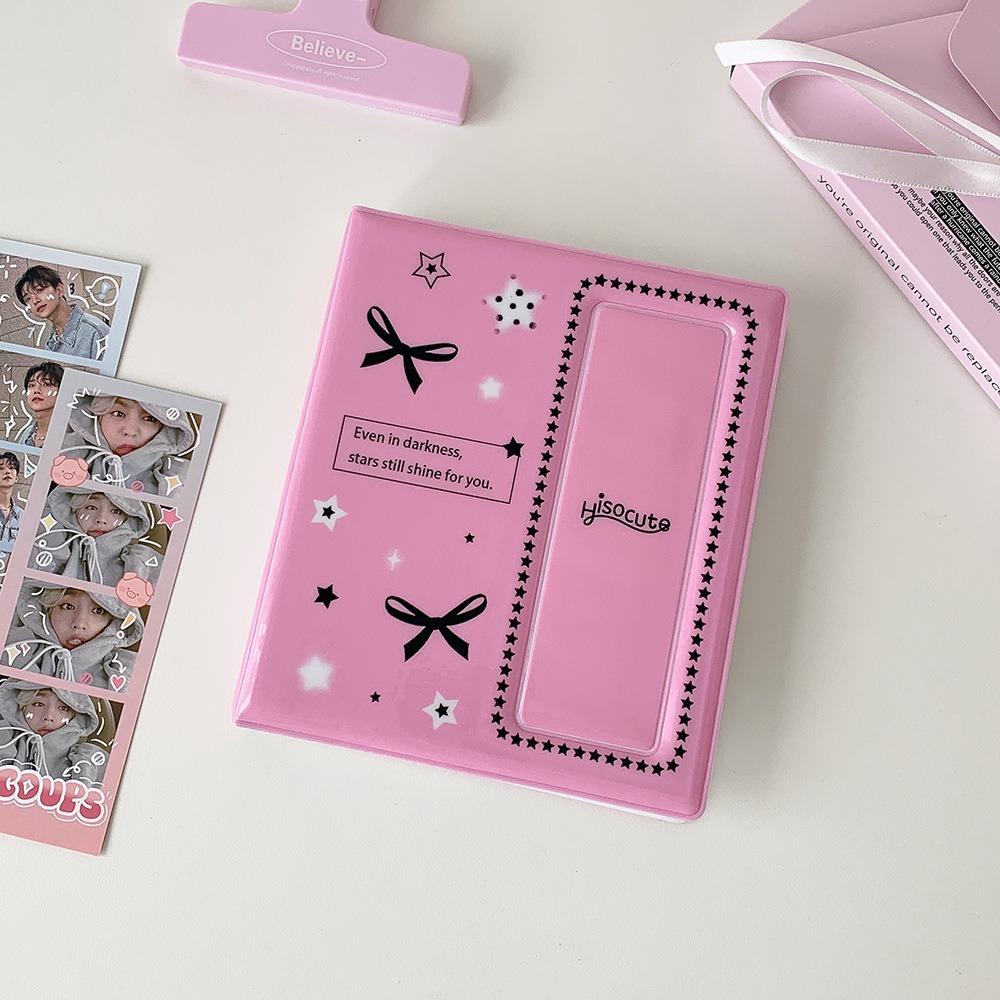 Transparent Inner Pages Photo Album 5 Inch Kpop Photo Card Book Holder Idol Card Collection Book