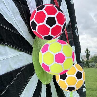 1 Stück klebriger Fußball für Fußkick-Dartspiele, Fußball-Darts, Filz-Fußball, für aufblasbare Fußball-Zieltafel im Freien