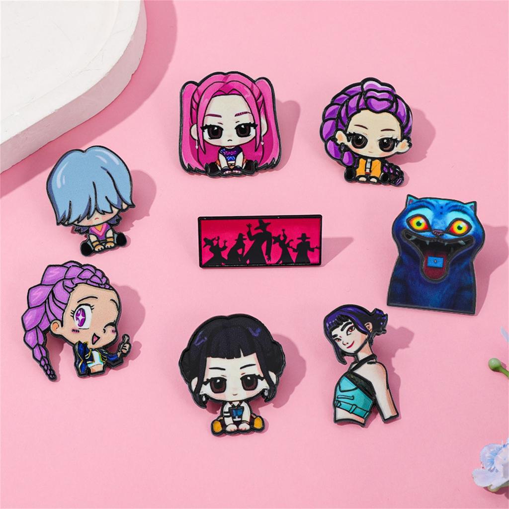 Metal Badge Animation Character Alloy Brooch Accessories