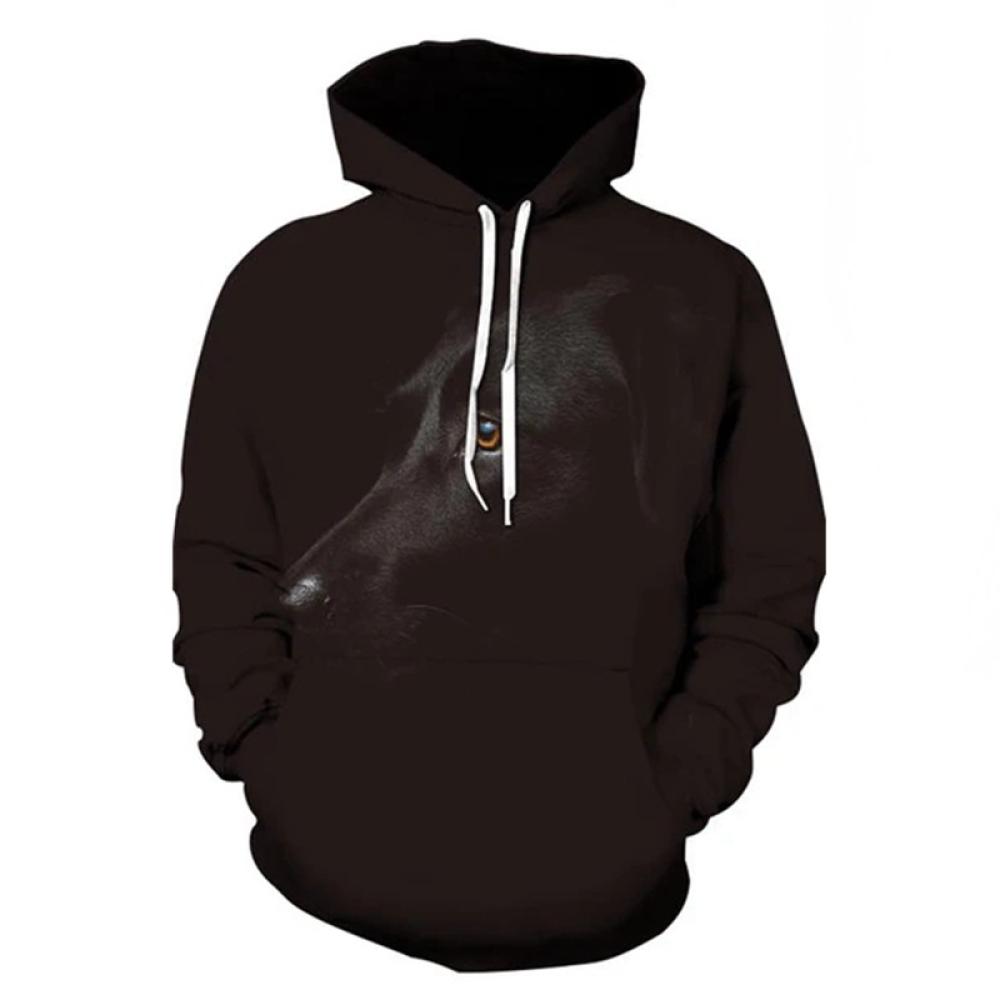 Módní jarní a podzimní staford bulteriér 3D tisk Mikina s kapucí Pánské a dámské Harajuku pes Hip hop Pánské mikiny s kapucí