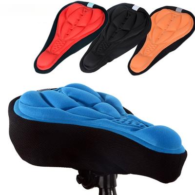 Mountain Bike 3D Seat Cushion Cover Bicycle Seat Cushion Bicycle Thickened Sponge Seat Cushion Soft Saddle Equipment Accessories Seat Cover