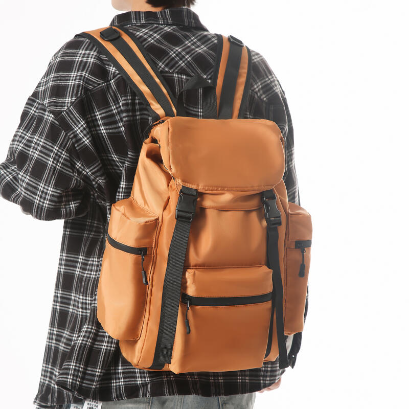 Sports Backpack Roll-up Backpack Men's And Women's Travel Backpack Student Schoolbag