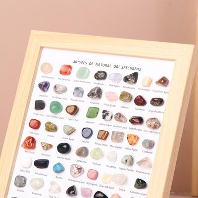 80 Spécimens de Minéraux Naturels : Collection Classique de Cristal, Agate, Fluorite, Etc. Pour la décoration intérieure et pour offrir
