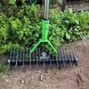 Cleaning Dead Grass Rake Gardening Grass Cleaner Rake Easy To Assemble Garden Soil Rake Lawn Grass Rake Garden Tool For Weeding