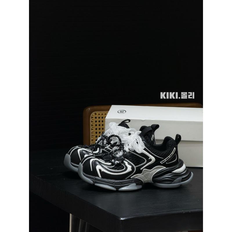 Thick-soled heightening versatile women's summer new mesh breathable casual soft-soled sports dad shoes