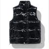 Men Winter Glossy Vest Clothing Male Zipper Vest Jackets Casual Men's Waistcoat Winter Windproof Coats Vest Men's Puffer Vest
