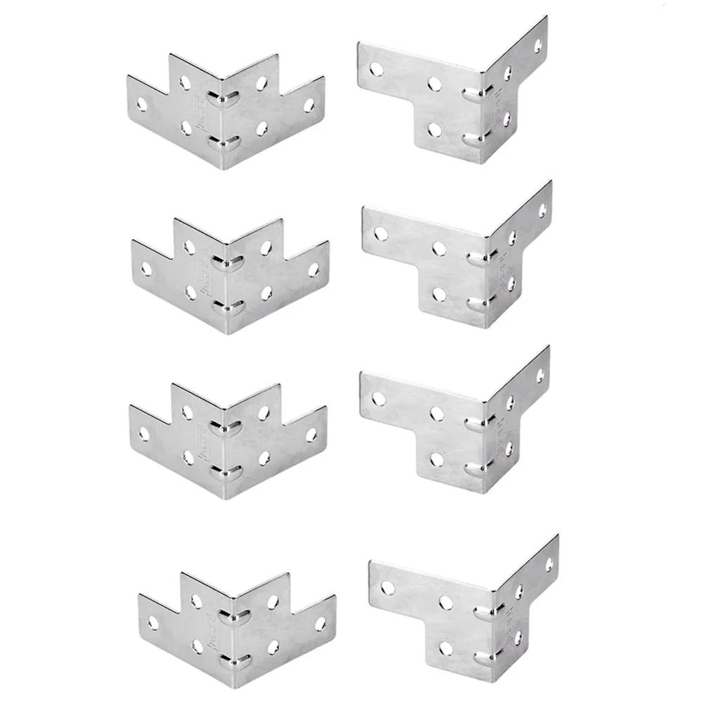 8pcs Box Corners Protector Flight Case Corner Code Right Angle Support Bracket Box Edge Protection Cover Hardware Accessories