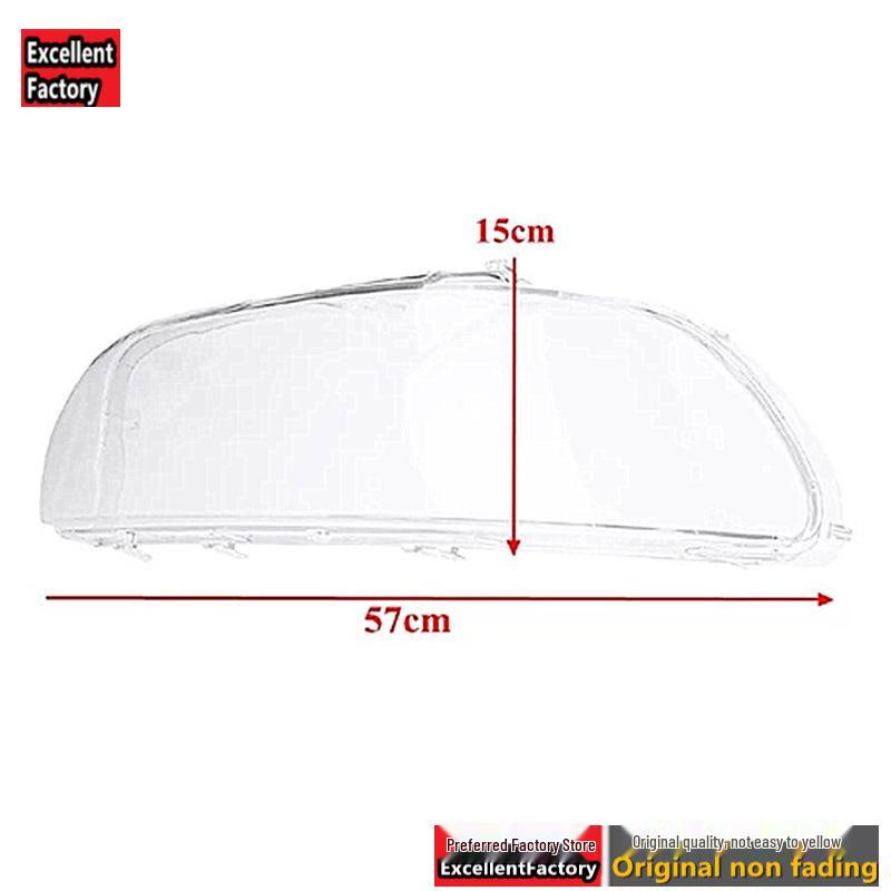 Compatible Headlight Cover for 00-03 BMW 5 Series E39 (520, 525, 528, 530) - Transparent