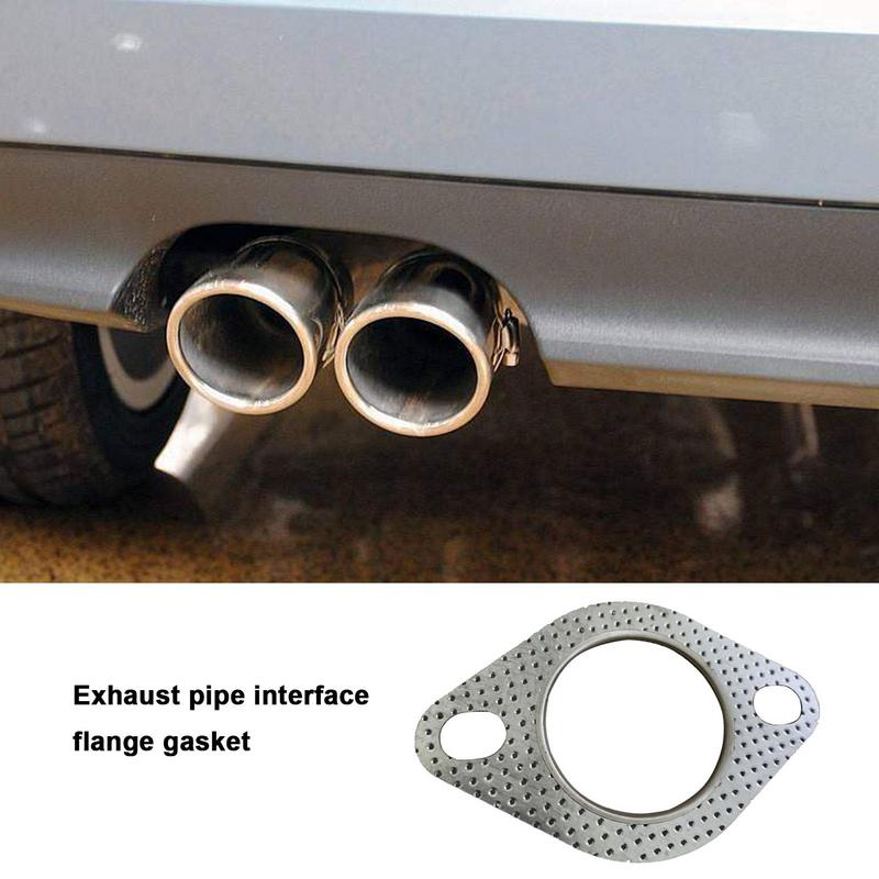 High Temperature Car Exhaust Flange Auto Exhaust Gasket Replacement Sealing Pad Reinforced Car Accessories Muffler Gasket