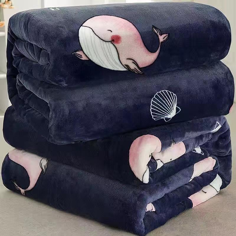 Elegant Flower Flannel Blanket Botanical Floral Printed Bed Blankets Super Soft Plush Throw Blanket for Home Sofa Couch Travel