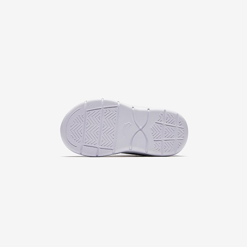 Anta Kids Lightweight Breathable Anti-Kick Low-Top Walking Shoes Baby Shoes Black Multicolor A12430006-5