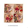 12Pcs Christmas Gingerbread Man Ornament Cartoon Xmas Wood Signs