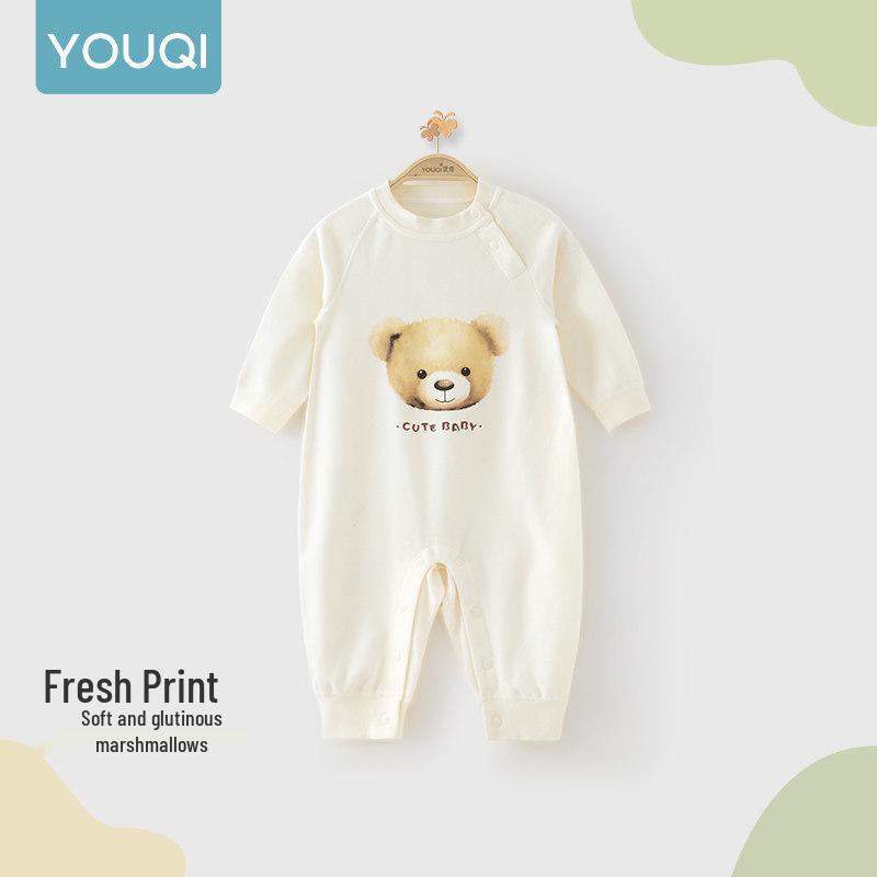 Youqi Autumn Baby Girl Romper - Cute 2026 Style Jumpsuit for Girls