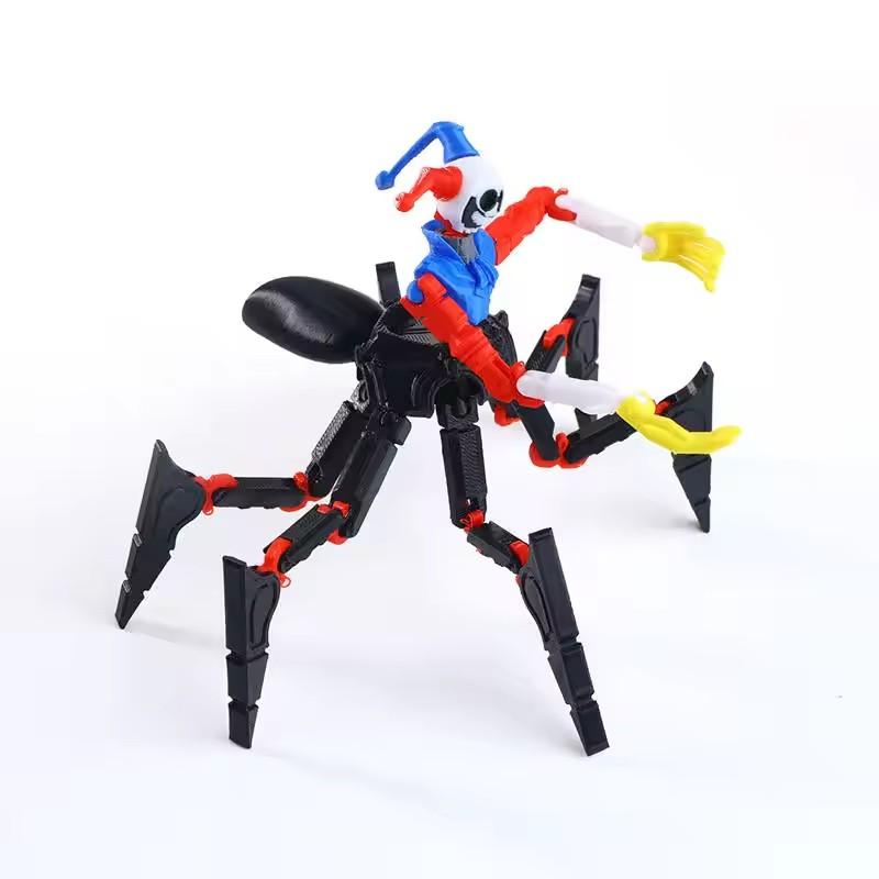 New 3D Printed Horror Monster Action Figure Movable Joints Desktop Ornament Stress Relief Toy Gift For Game Fans