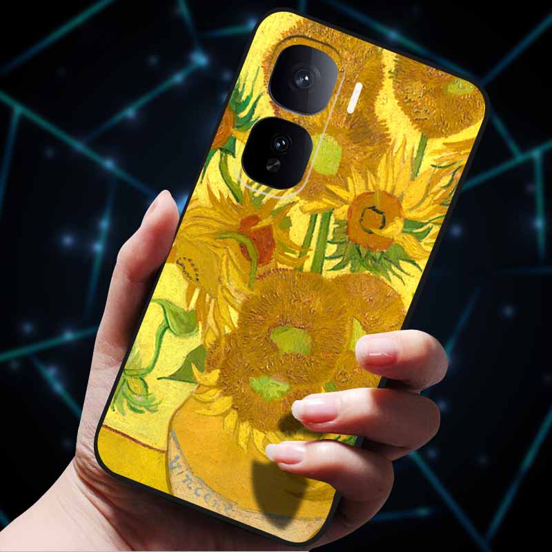 Kwiatowe Wytłaczane Etui 3D Dla vivo iQOO Neo 10 Etui 10Pro Miękkie Silikonowe Etui na Telefon dla vivo iQOO Neo 10 Pro Tylna Pokrywa Coque Torba