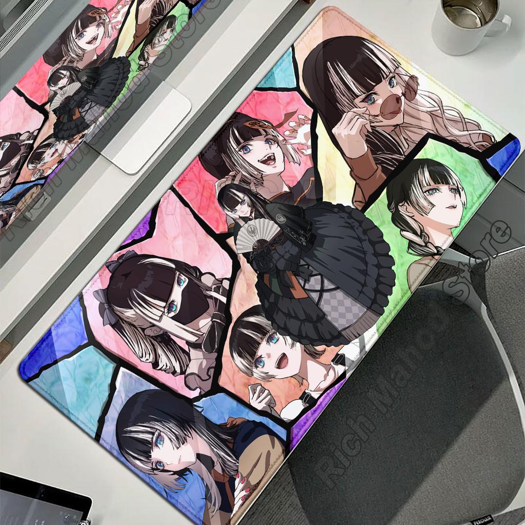 Anime Girl Desk Mat Juufuutei Raden Mouse Pad PC Cabinet Pad Gaming Accessories Gamer XXL Keyboard Tablemat E-Sports Carpet Rug