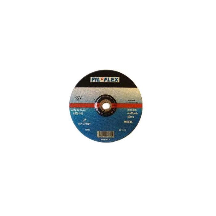 Disque Universel À Tronçonner Le Métal Diamètre 230 X 2,5 X 22, FIL'FLEX METAL