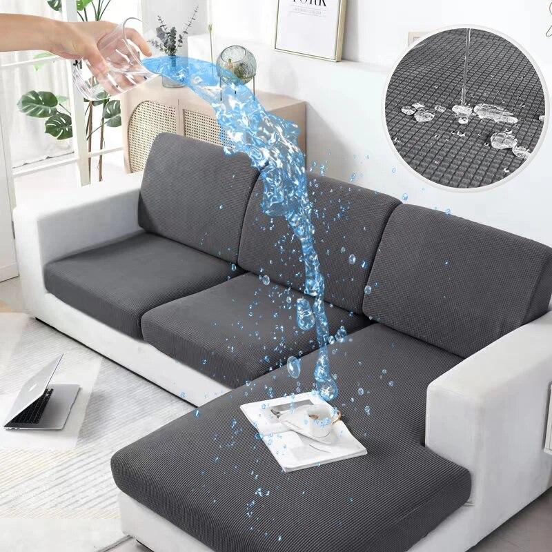 Summmer Wasserdichter Sofakissenbezug, Stretch, Individueller L-förmiger Sofasitzbezug, Couchbezüge für Universalsofas, Haustierfreundlich