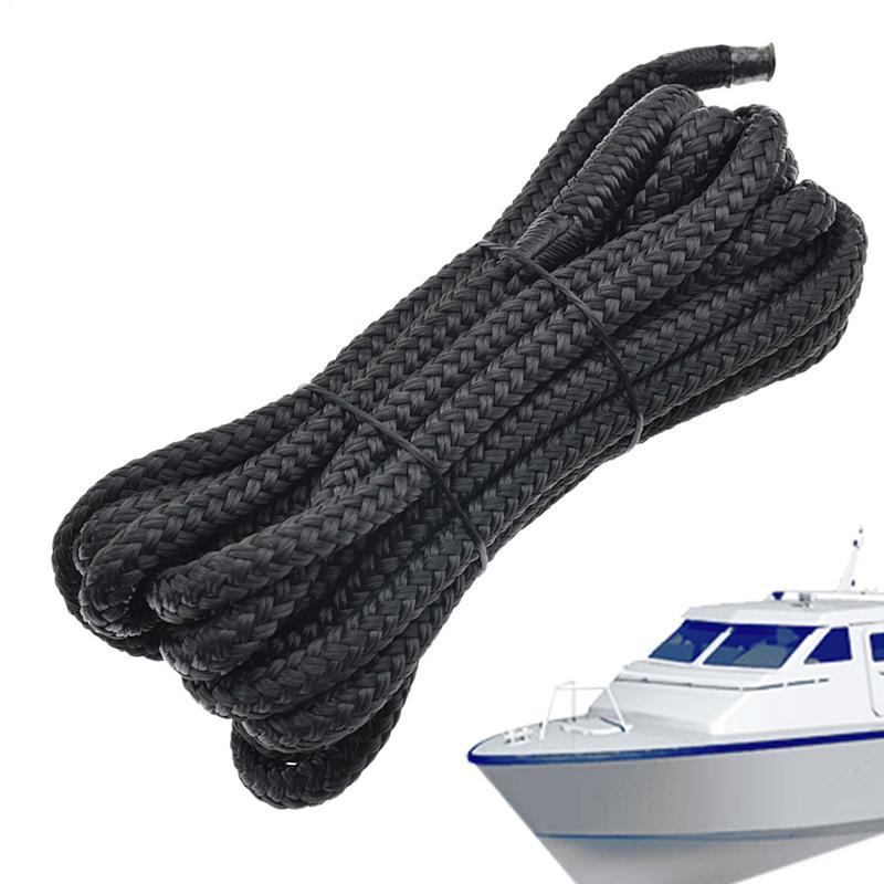 

Dock Lines Heavy Duty Boat Rope With Eyelet Tarps Tie-Downs For Sea Canoe Ski Beach Rafting Lake Sailing Pontoon Tubing CHINA