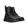 (WMNS) Alexander McQueen Hybrid Ankle Boots 'Core Black' Women's 611703WHX5C1985