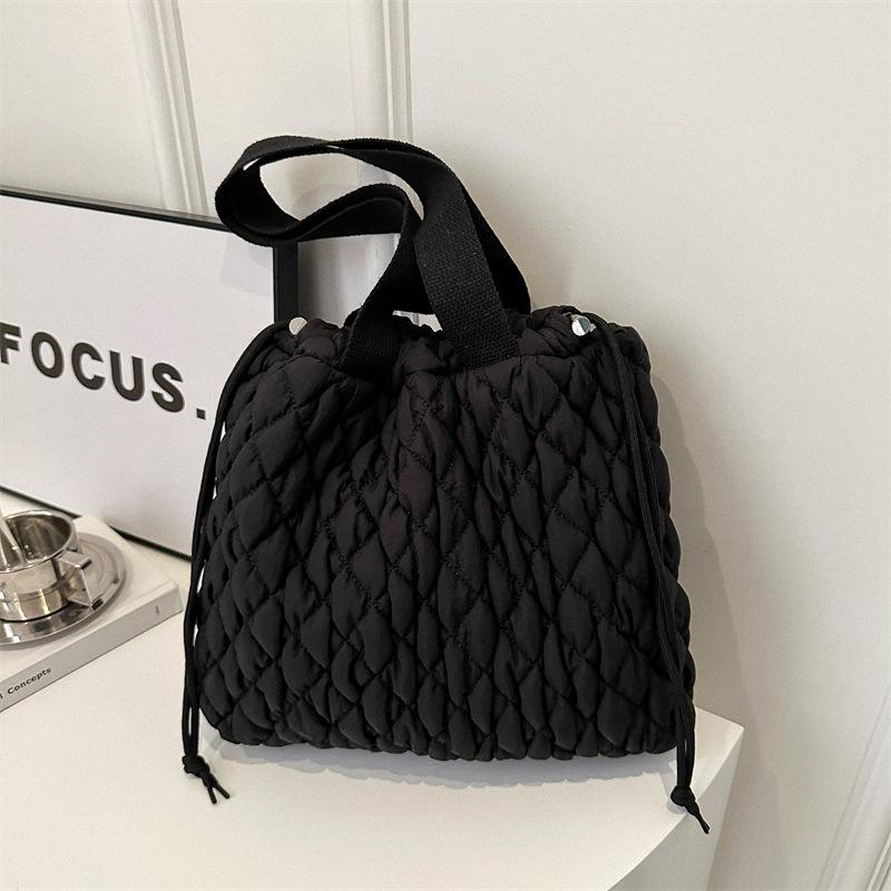 Tasche Wolke Gefaltete Tasche Lässig Persönlichkeit Leichtgewichtige Große Kapazität Tragetasche Raute Pendler Umhängetasche