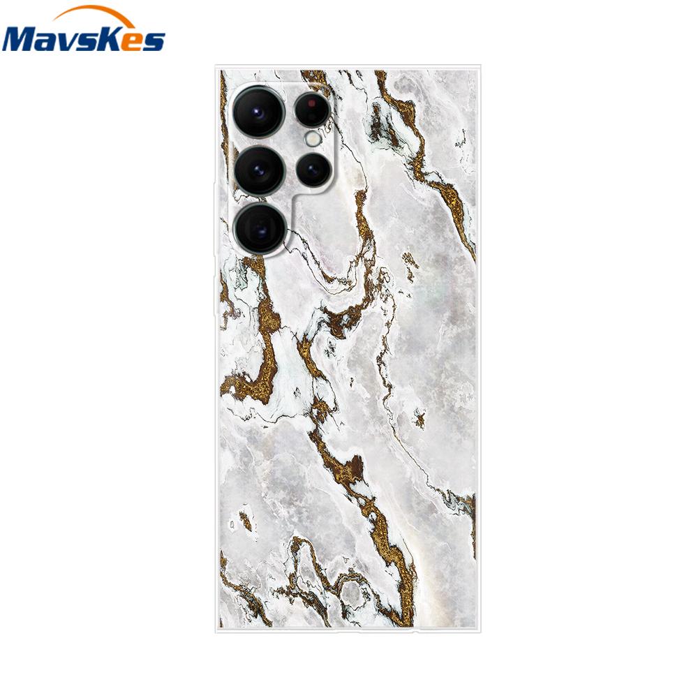For Samsung Galaxy S22 Case S22 Ultra Transparent TPU Soft Silicon Cover For Samsung S22 Plus GalaxyS22+ Back Cases Phone Bumper