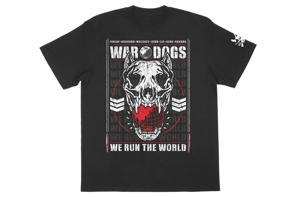 

Новая футболка New Japan Pro-Wrestling BULLET CLUB WAR DOGS WE RUN THE WORLD, Размер S, 6141102925