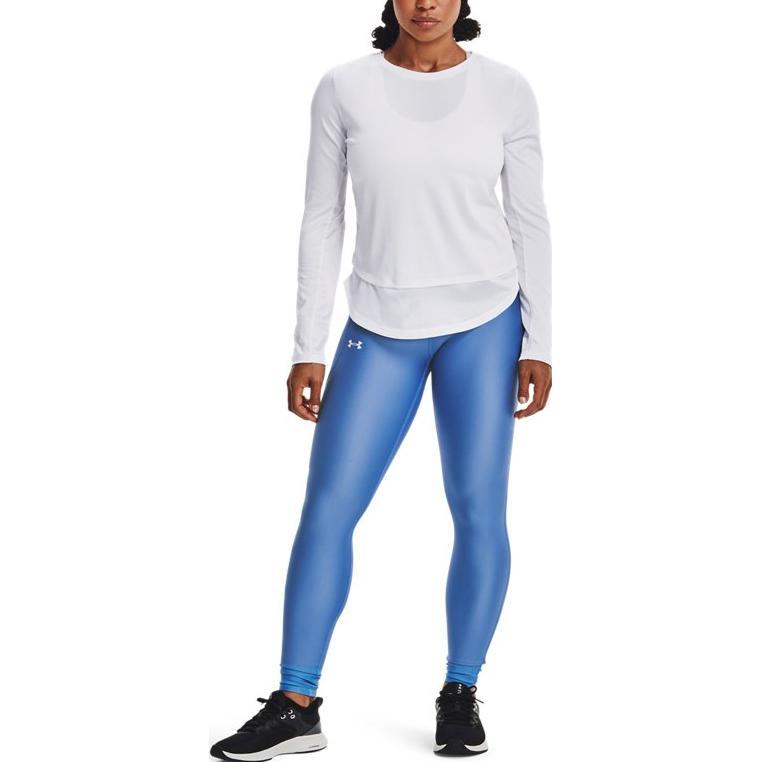 Under Armour Casual Training Compression Fitness Pants Women Bottoms Blue 1365740-488