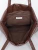 Drawstring Tote Bag Shrink Faux Leather / 2-way /
