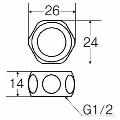 SANEI Benri Can Nuts (10 pieces) for T13, JT131-10S-13