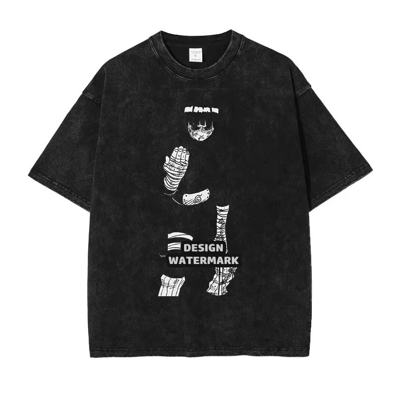 2026 Hot Sale Anime Naruto Itachi Character Printed T Shirts Y2K Men Women Hip Hop Punk Streetwear T-shirt Print Crew Neck Lightweight Casual T Shirt