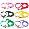 24set Adjustable Reflective Collars With Leash Cat Traction Rope Outdoor Dog Walking Anti-lost Pet Lead Supplies
