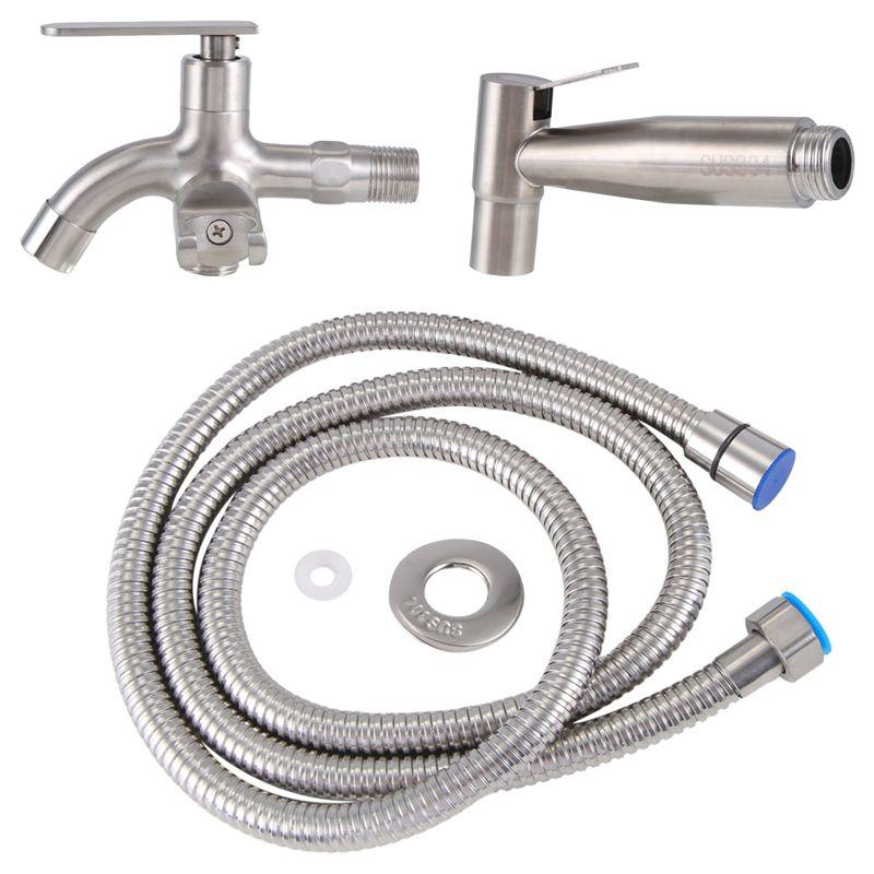 A89X Handheld Bidet Sprayer For Toilet Adjustable Water Pressure Bidet Attachment For Feminine Wash And Cloth Diaper Sprayer