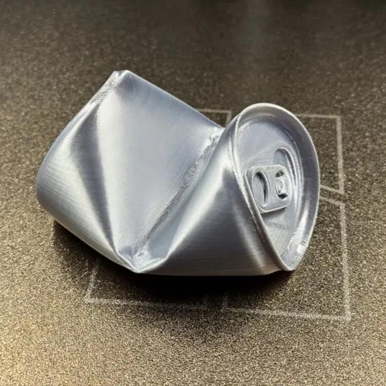 Yousheng Soda Can Phone Stand 3D Printed Crushed Can Phone Holder Universal Smartphone Stand for Desk Nightstand Shelf