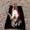 Rug Wurths Microfiber Printed Beach Towel Mountain Climbing Yoga Beach Swimming Running Absorbent Soft Towel
