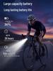 Aluminum Alloy Wireless Remote Bicycle Light, High/Low Beam, High Lumens, Electric Display, Quick Release, Wide Flood Cycling Light.