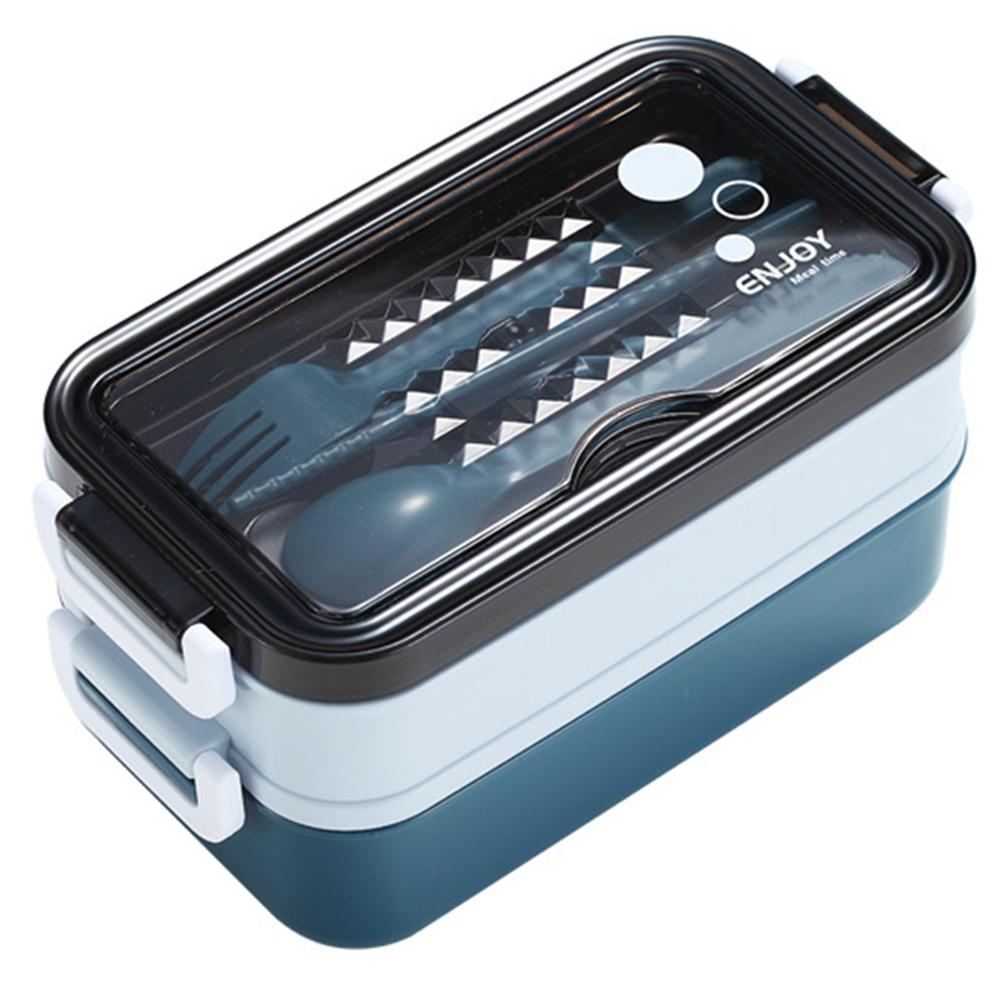 Metal Lunch Box Bento Lunch Box Containers Food-Safe Bento Lunch Boxes Leakproof Lunch Containers For School Kids Office Worker