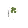 5PCS Lucky Four-Leaf Clover Natural Original Grass Transparent Card Bookmark Wishing Simple Style Transparent Card