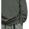 Y-3 Crew Neck Solid Color Long Sleeve Sweatshirt Unisex Sweatshirt Green IP7695