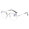 New Frameless Edge-cut Reading Glasses, Anti-blue Light Glasses, Fashionable, High-definition For Middle-aged And Elderly People
