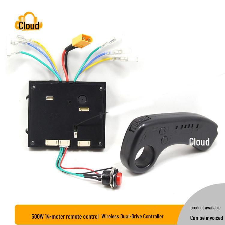 High-Power Wireless Remote Brushless DC Motor Controller for Four-Wheel Scooters