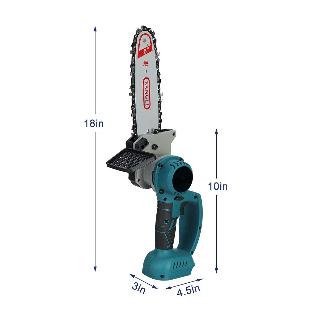 288VF Brushless Electric Saw Chainsaw 8/10 Inches Rechargeable Wood Cutter Woodworking Power Tools For Battery 2500W