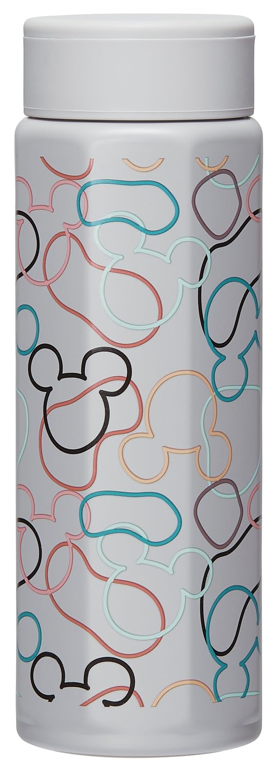 

Skater Stainless Steel Octagonal Insulated for Hot and Cold Disney Mickey STO5 Mug, 500ml, Easy-to-Hold Shape, Drinks, Mouse, Charcoal,