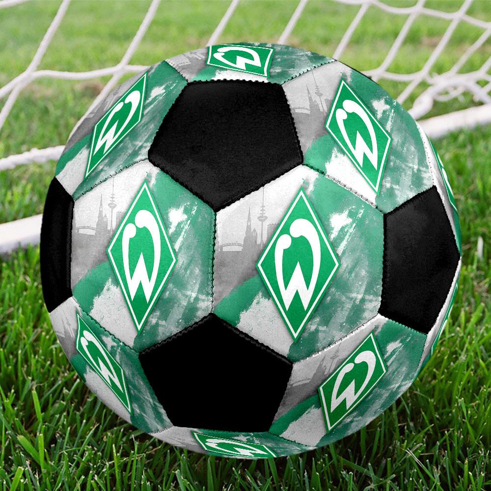 Balón de Fútbol SV Werder Bremen Talla 5 Colorido Cosido a Máquina PVC Listo para Competición Duradero Alto Rebote