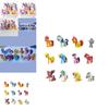 Beautiful Set Of 12 Pvc Doll Figurines Featuring Princess Polly Creative Cake Models For Children