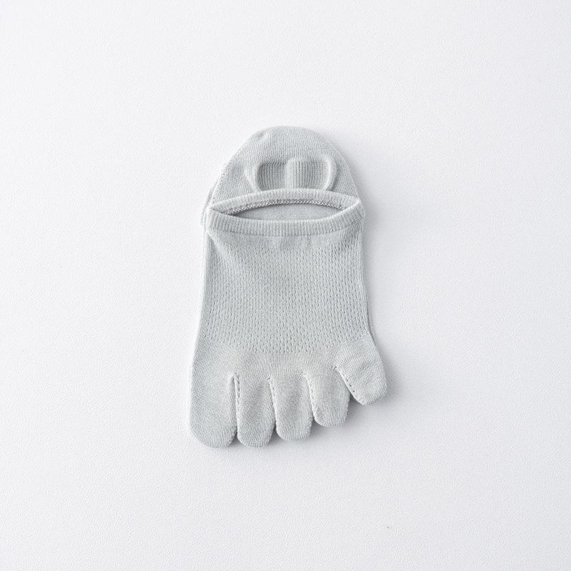 Five-finger Socks, Men's Boneless Short Socks, Sports Sweat-absorbing Mesh Breathable, Antibacterial and Deodorizing Toe Separation Boat Socks